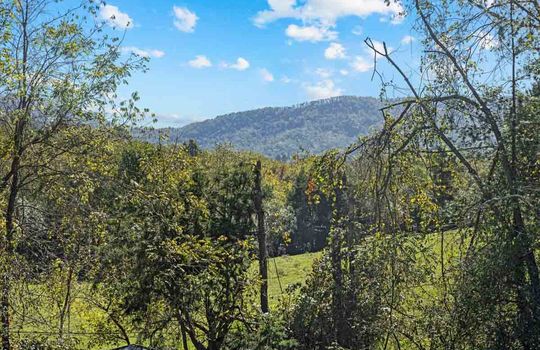 mountain view from back deck