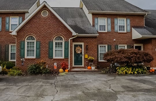 Condo Exterior, brick, front door