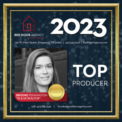 Brooke Pennington, REALTOR®, Gold Level Top Producer, 2023
