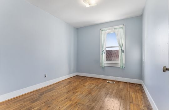 bedroom, hardwood flooring, window