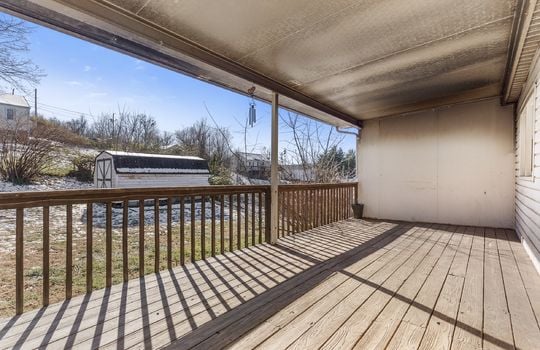 back deck, covered back deck back yard