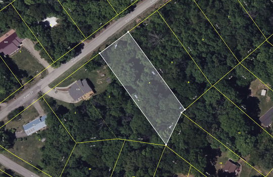 Lot 4 Aerial property overlay