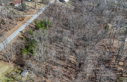 aerial photo, trees, lot 4 & lot 5 kallen drive, road, neighboring properties