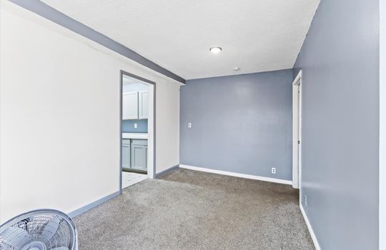 room, carpet, entry to kitchen