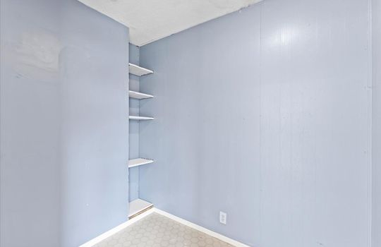 office/bonus room space, laminate flooring, built in shelving