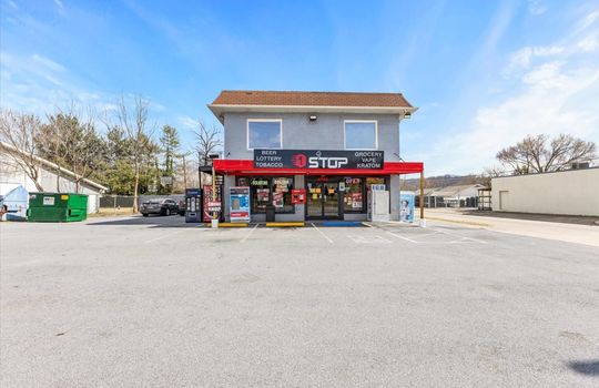 Rental property, parking lot, business