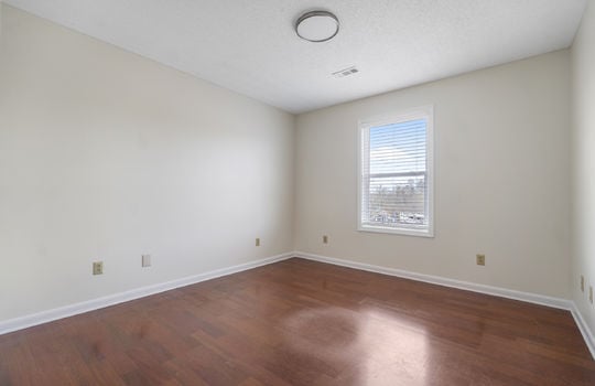 bedroom, laminate flooring, window