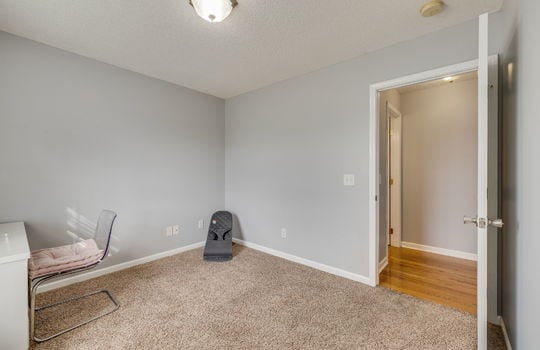 bedroom, carpet, door to hallway
