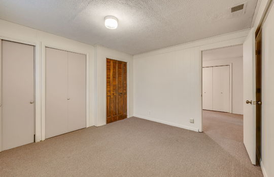 lower level bedroom/bonus room/office, closet
