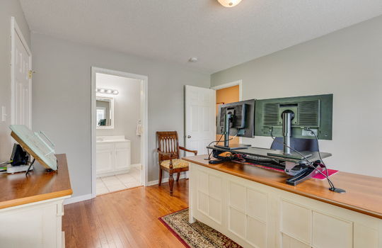 second bedroom, hardwood flooring, ensuite bathroom, closet
