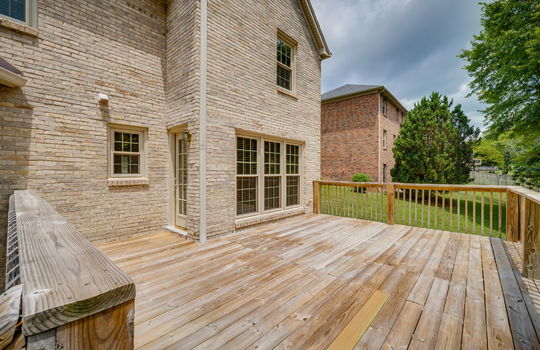 back deck, wood deck, exterior entry door, windows