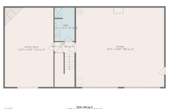 floor plan, lower level