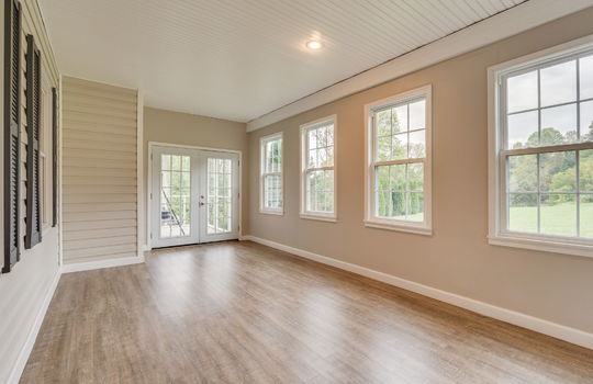sunroom, windows, exterior door