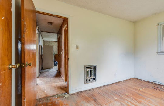 bedroom, hardwood flooring, closet, fixer upper