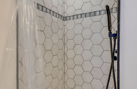 tile shower
