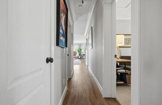 hallway, luxury vinyl flooring