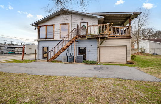 side view of apartment building