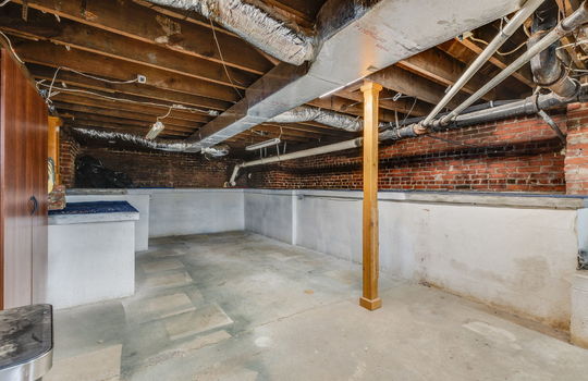 basement, concrete flooring