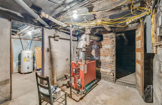 basement, water heater, heating system
