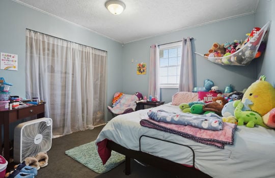 bedroom, carpet, closet, window