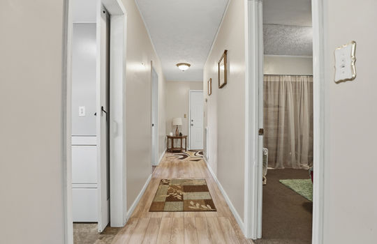 hallway, laminate flooring