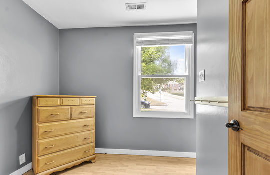 bedroom, luxury vinyl flooring, window