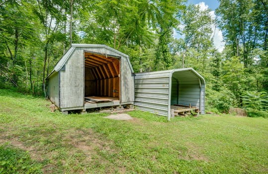 storage sheds, back yard, carport,