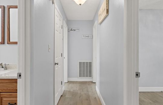 hallway, luxury vinyl flooring