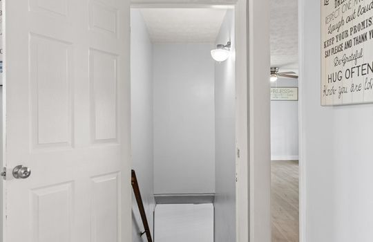stairs to lower level