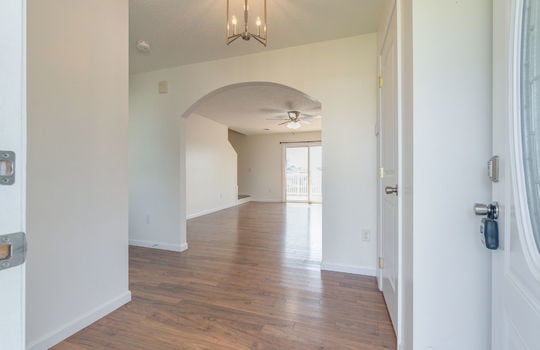 entry way/ luxury vinyl flooring, front door
