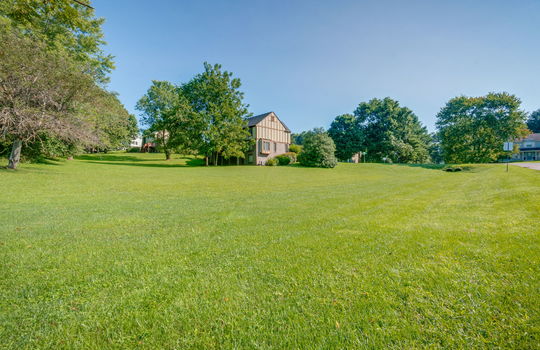 back of home, trees, back yard, nearby home