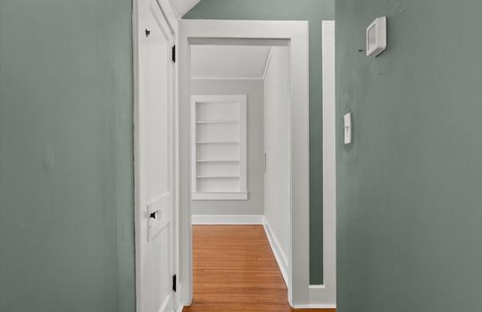 hallway view into bedroom