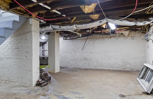 basement, concrete flooring, unfinished basement