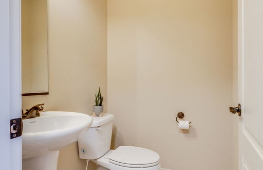 half bath, sink, toilet