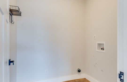 laundry room, luxury vinyl flooring, washer/dryer hookups
