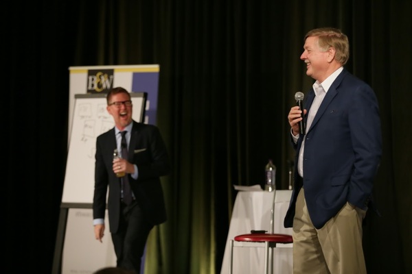 4-19-17-BW-Tom-Ferry- Speaks to Baird and Warner realtors gathered to him speak at the Oak Brook Hilton