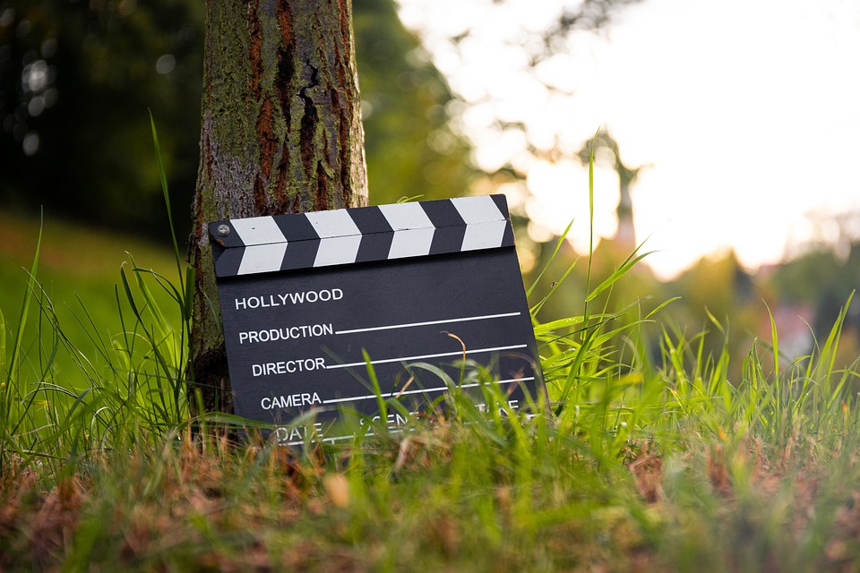 movie flap clapperboard video