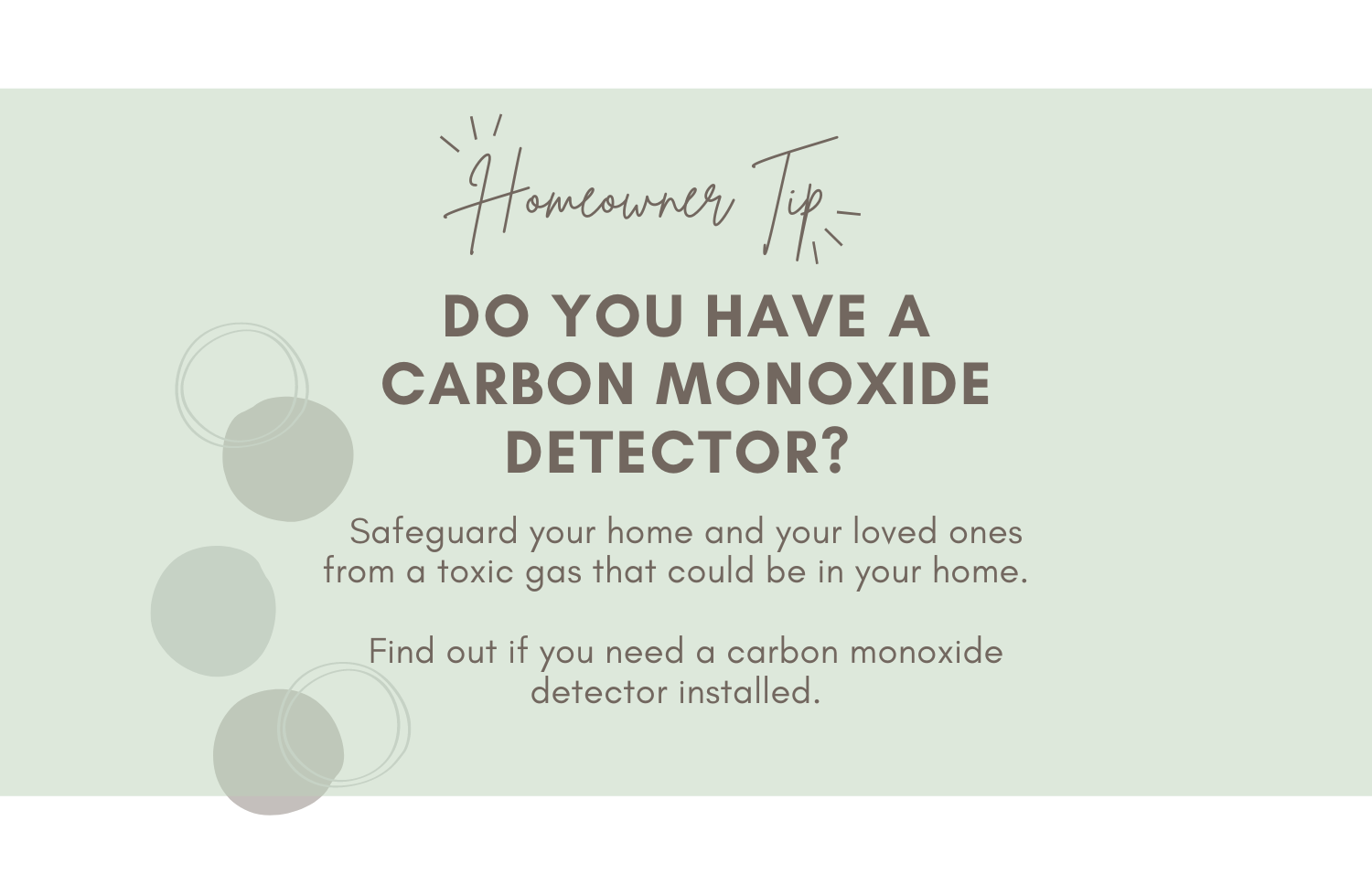 Do You Have A Carbon Monoxide Detector