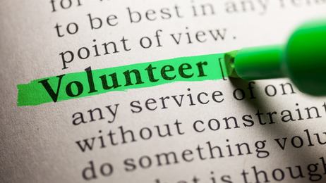 Volunteer slider