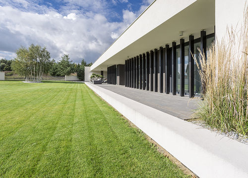 Exterior of a luxury house