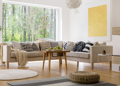 House with view on forest