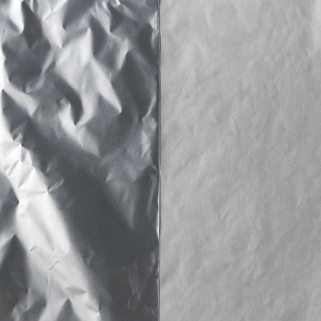 알루미늄 호일에는 앞뒤가 있을까요?