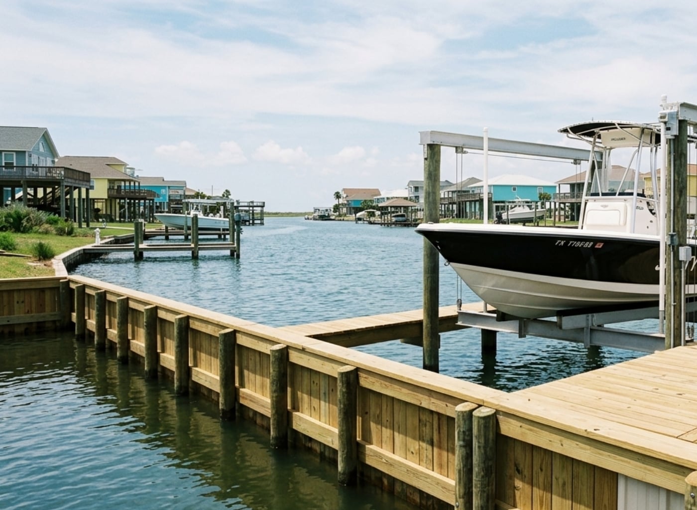 Bulkheads, Boat Lifts, and Dock Maintenance Surfside Beach TX