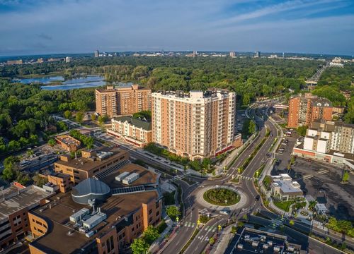Aerial View of the Twin Cities Inner Suburb of Richfield