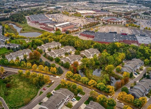 Aerial View of the Twin Cities Suburb of Woodbury