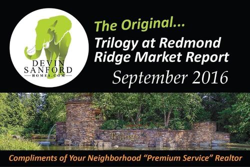 The Original Trilogy at Redmond Ridge Market Report September 2016