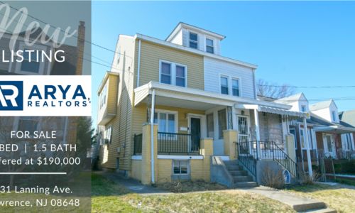 Just Listed! 931 Lanning Ave. Lawrence, NJ 08648
