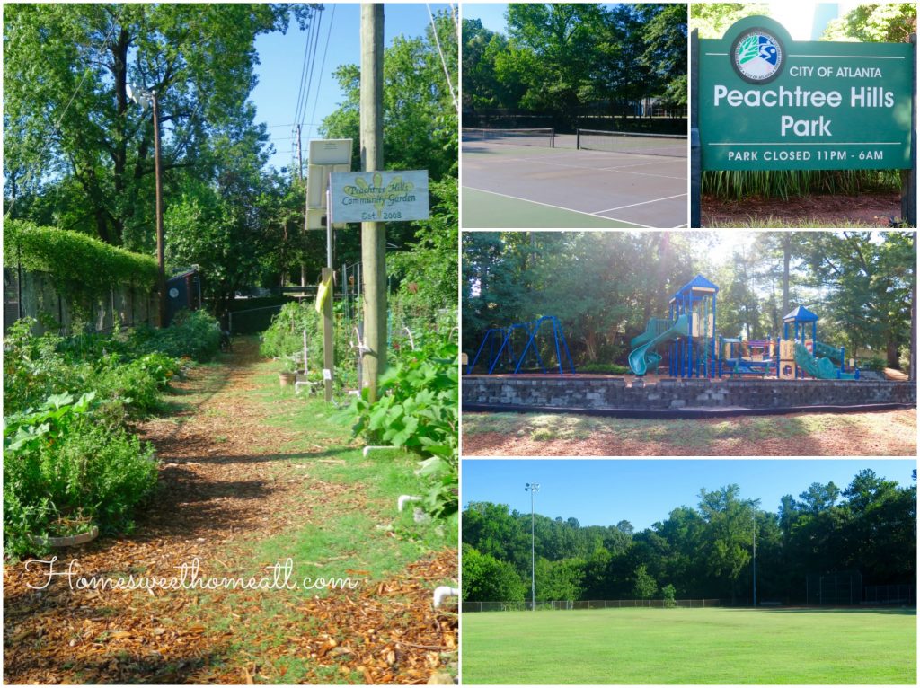 Peachtree Hills Park collage