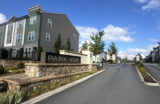 Park Vue Entrance