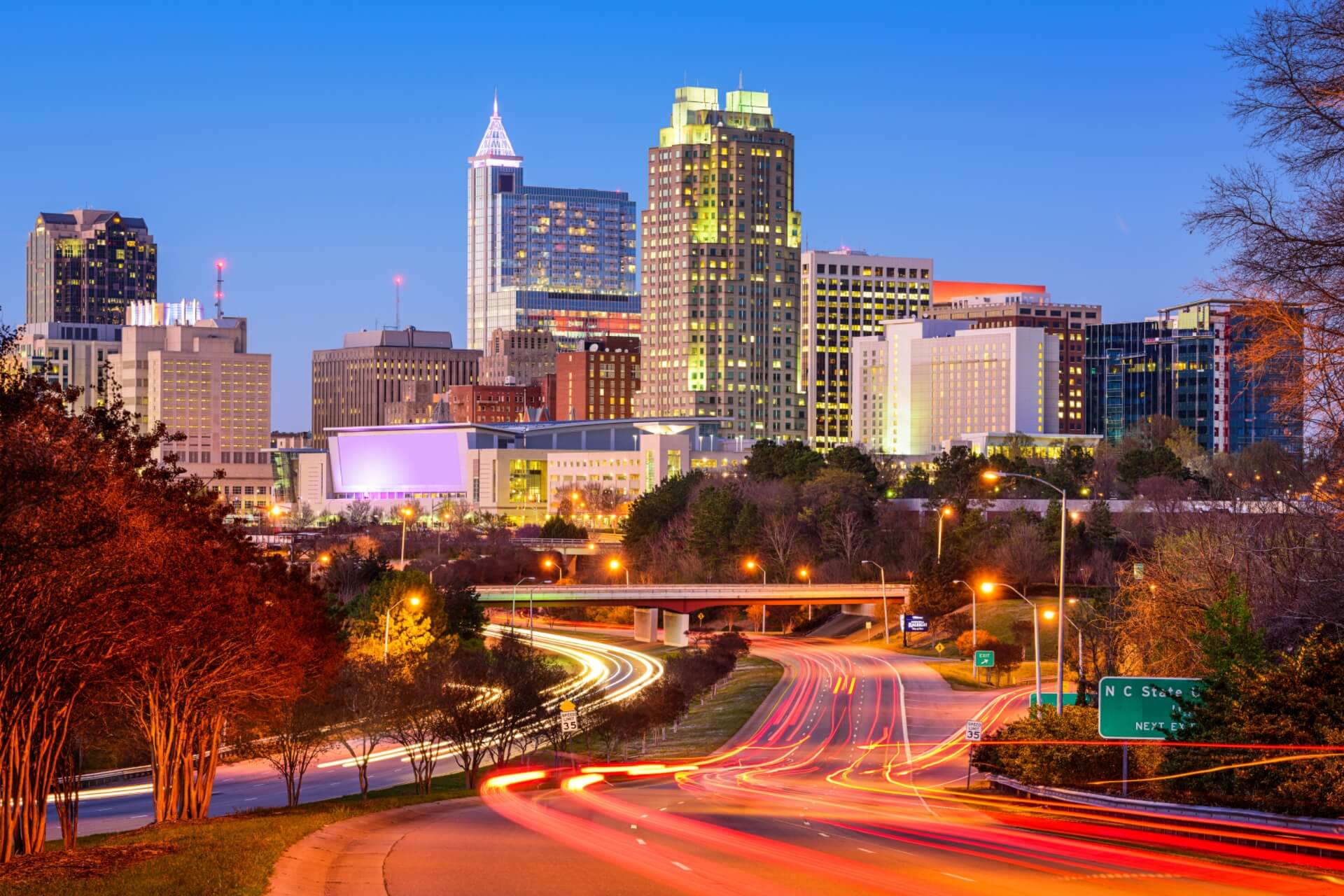 Raleigh, NC skyline